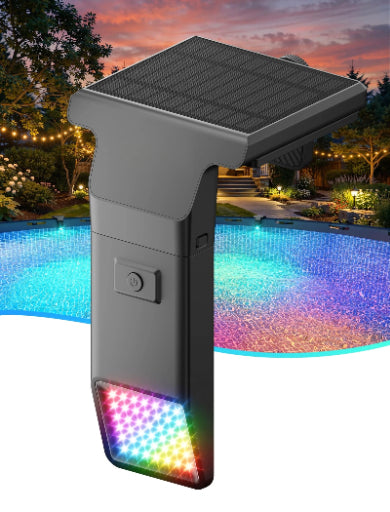 Solar Powered Pool Lighting System
