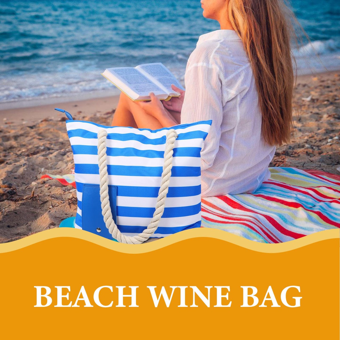 Insulated Tote Bag with Drink Dispenser