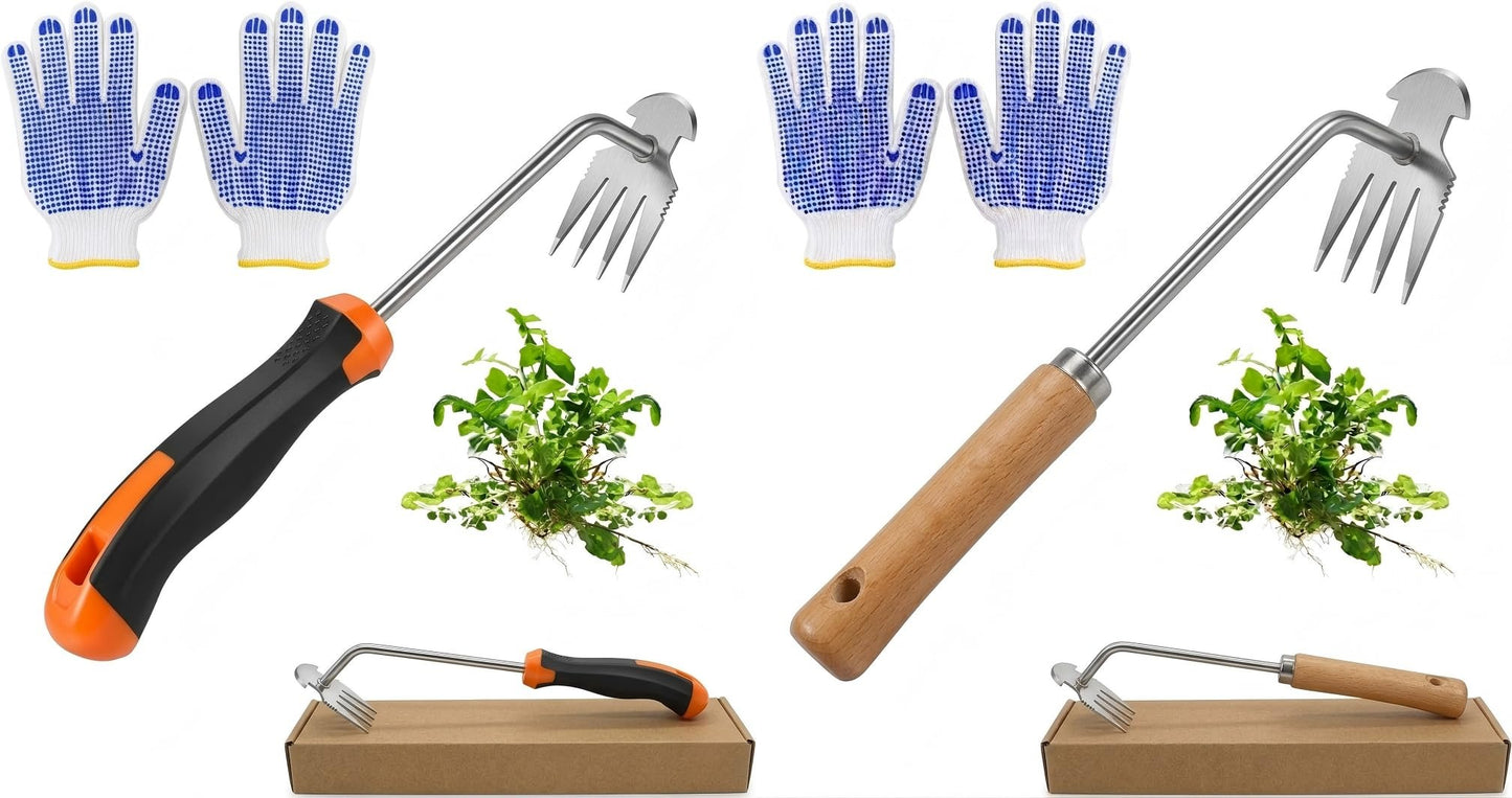 4-Tooth Garden Weed Remover
