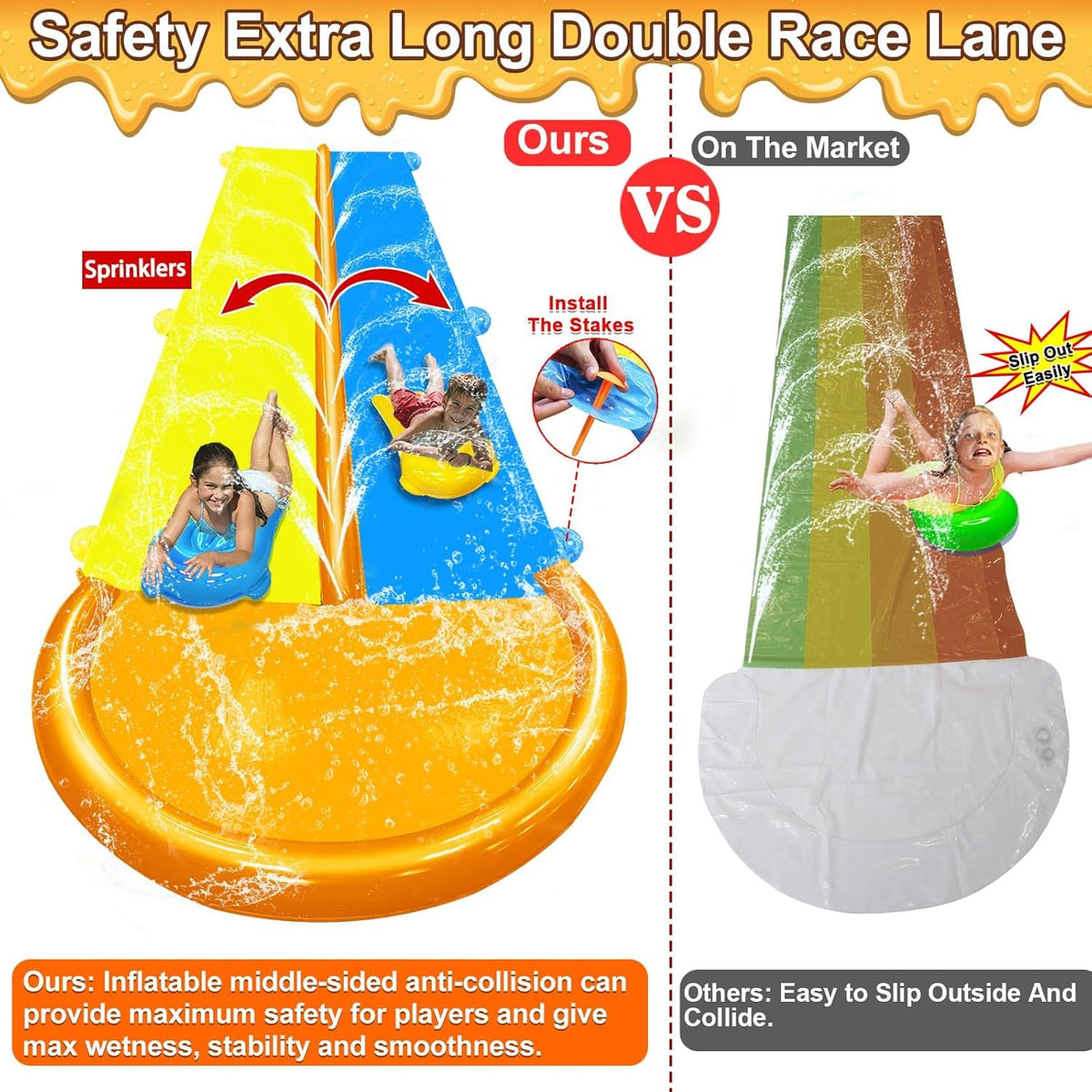 Backyard Summer Water Slide