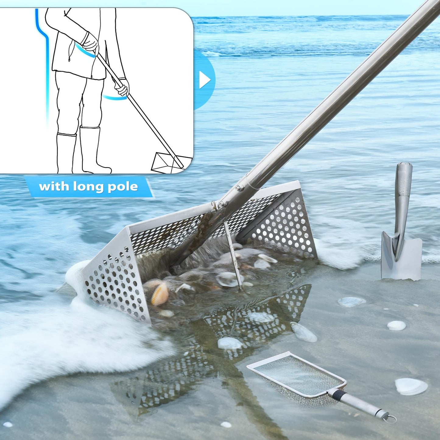 Stainless Steel Beach Sand Sifter