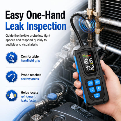 Rechargeable Refrigerant Leak Detector for HVAC &Auto AC