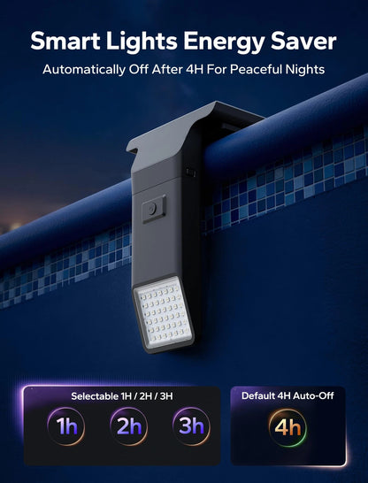 Solar Powered Pool Lighting System