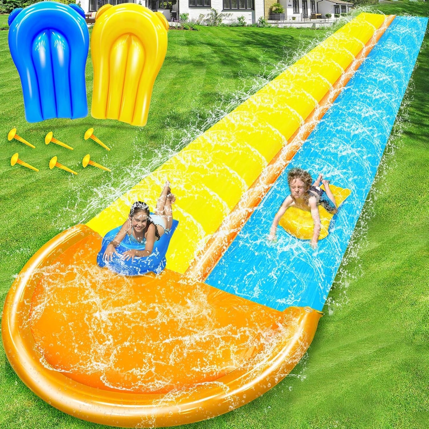 Backyard Summer Water Slide