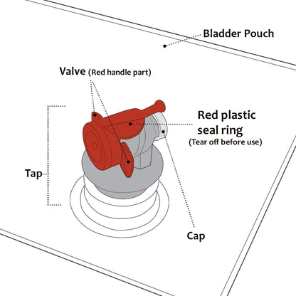 Insulated Tote Bag with Drink Dispenser