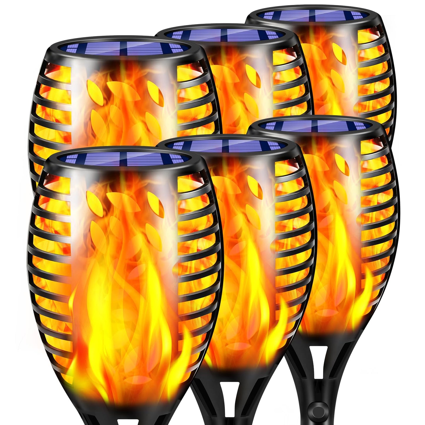 Solar Flickering Flame Garden Lights