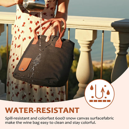 Insulated Tote Bag with Drink Dispenser