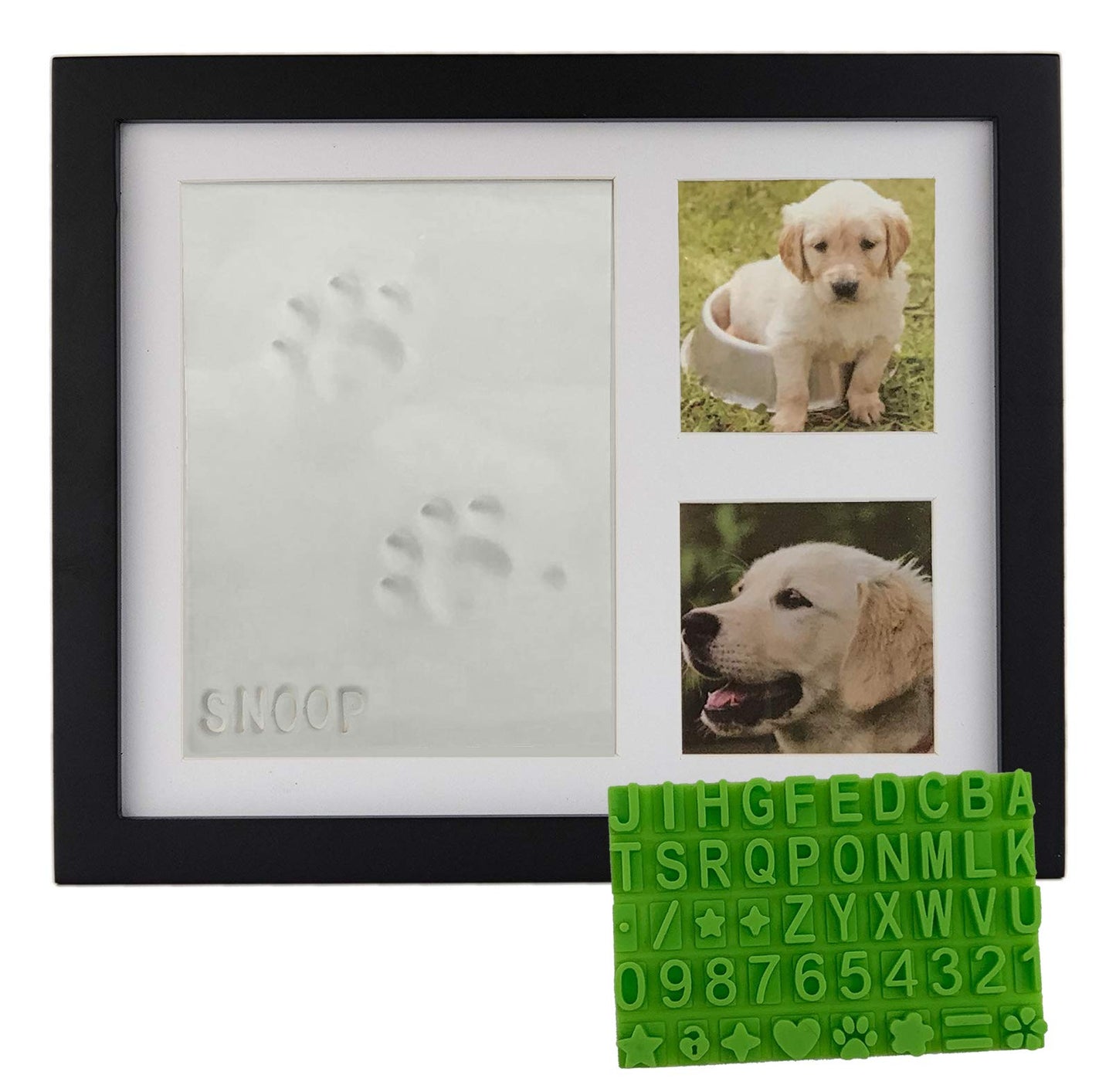Pet Paw Print DIY Keepsake Frame Kit