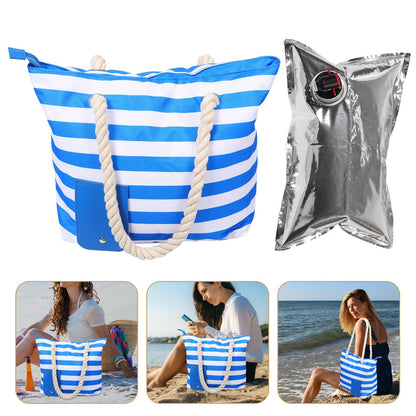 Insulated Tote Bag with Drink Dispenser