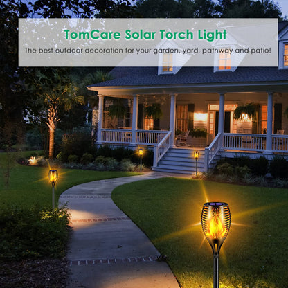 Solar Flickering Flame Garden Lights
