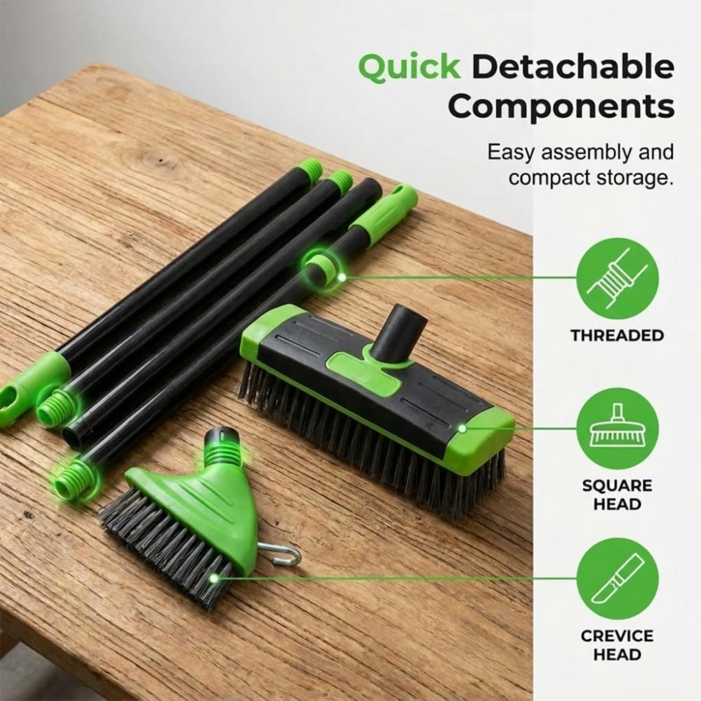 3-In-1 Outdoor Cleaning Brush Set
