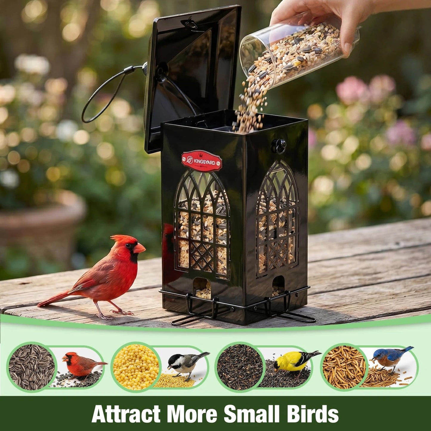 Squirrel Resistant Bird Feeder