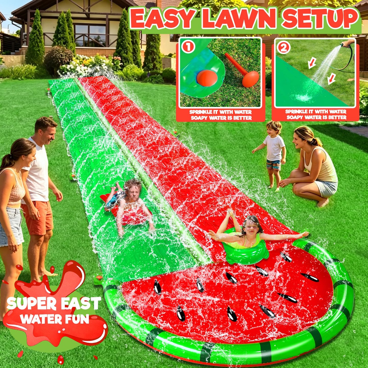 Backyard Summer Water Slide