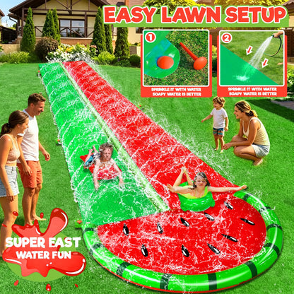Backyard Summer Water Slide