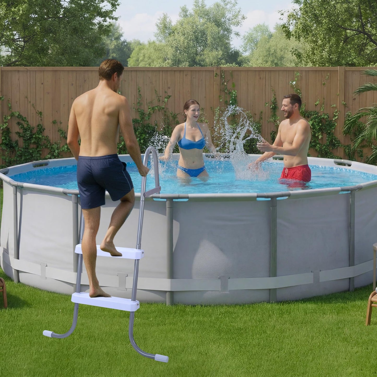Safe & Comfortable Pool Entry Ladder