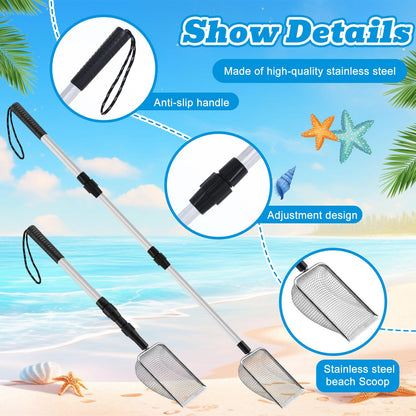 Extendable Shark Tooth Sand Scoop