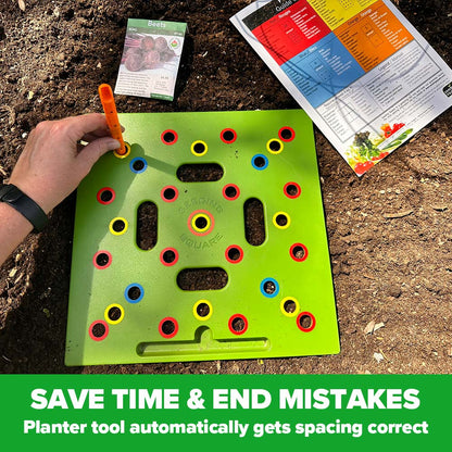 Garden Seed Spacing Planting Guide