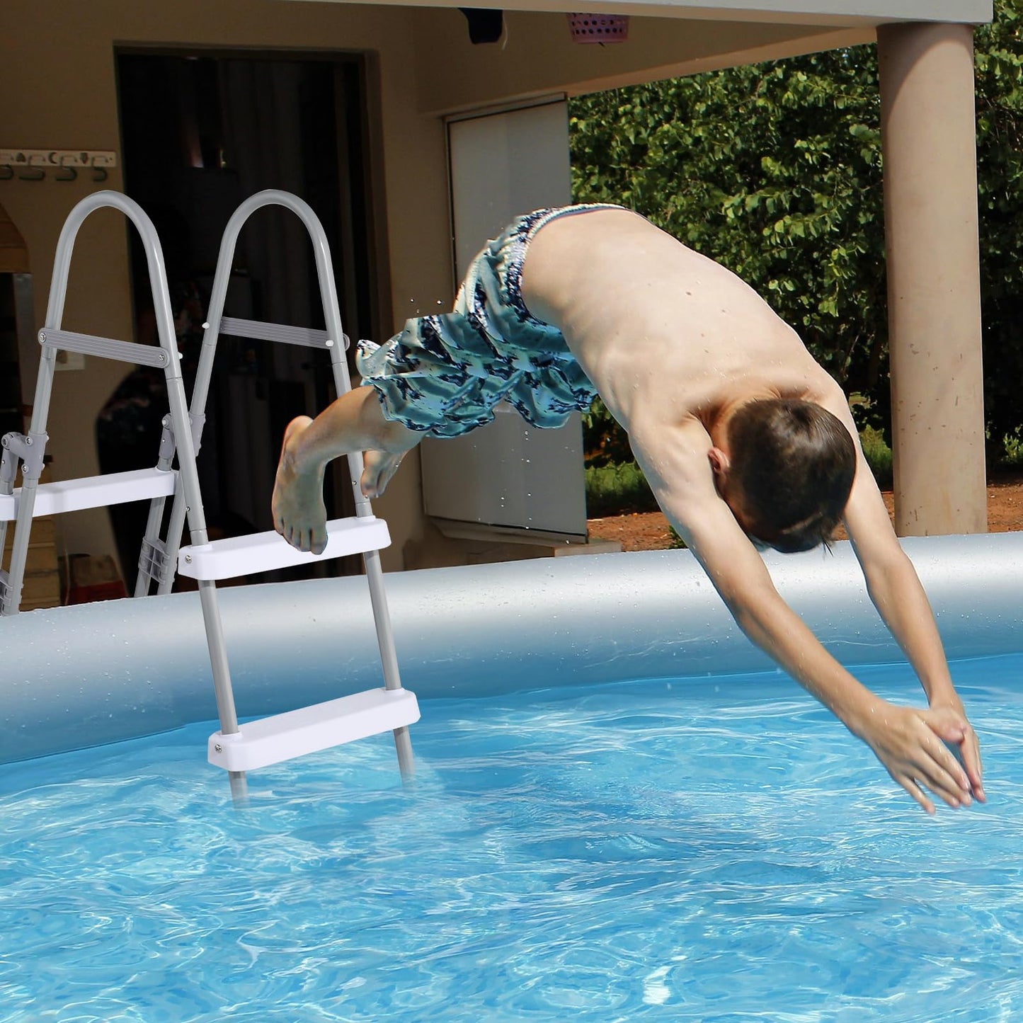 Safe & Comfortable Pool Entry Ladder