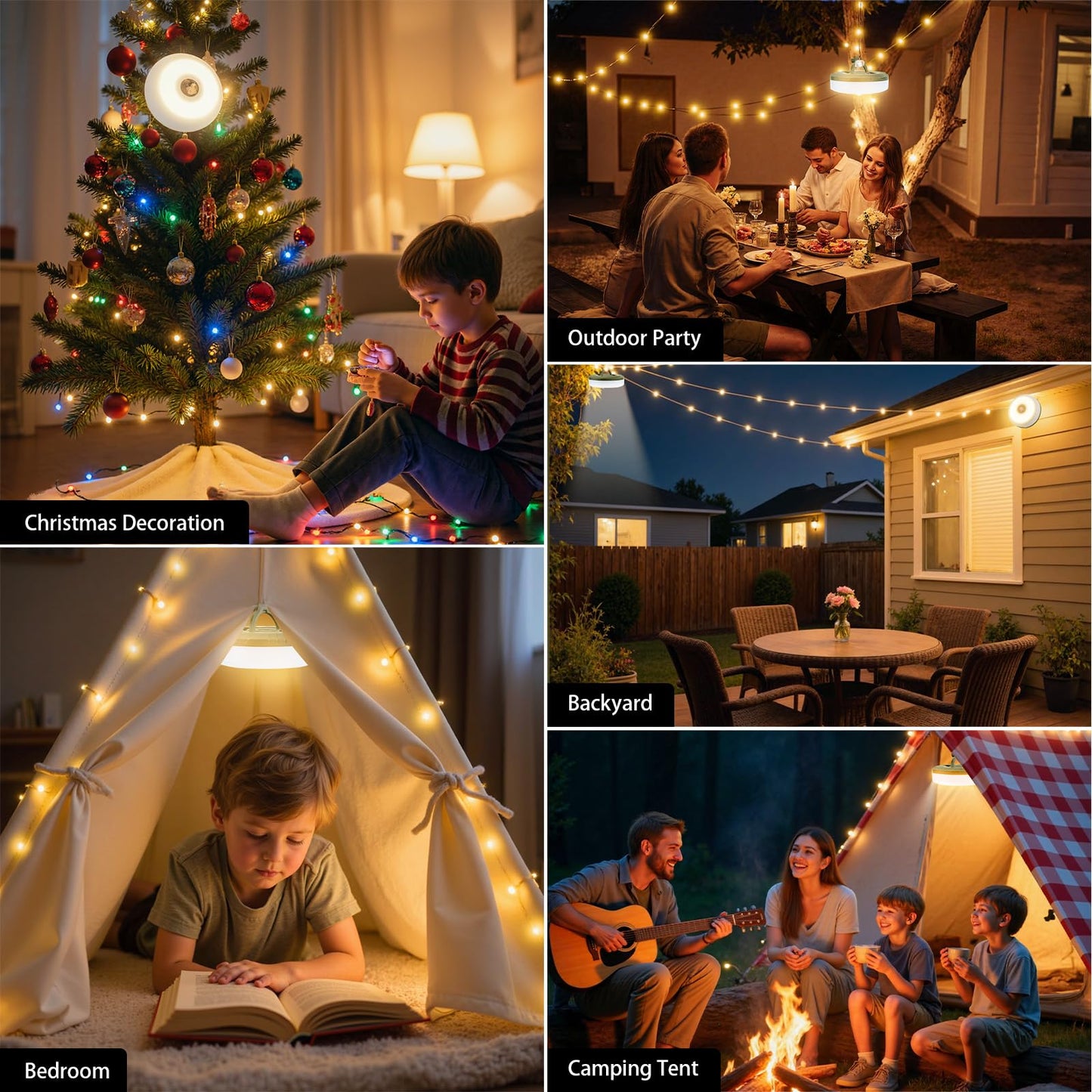 Portable Camping String Lights