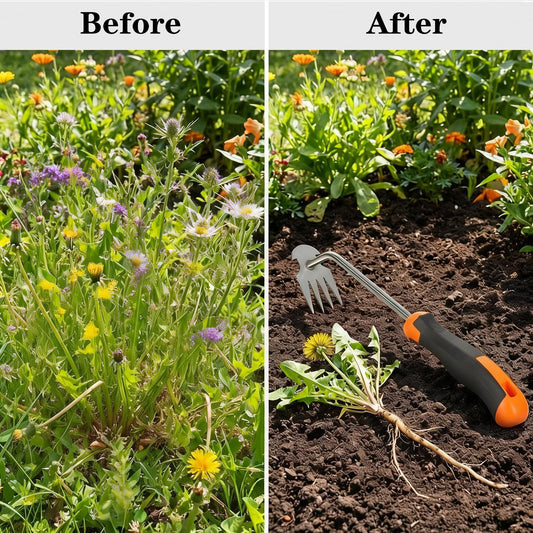 4-Tooth Garden Weed Remover