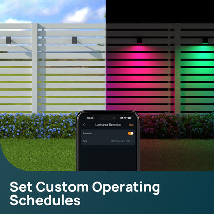 App Controlled RGB Solar Landscape Spot Lights with Music Sync