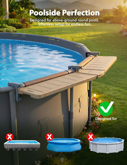 Above-Ground Poolside Bar Table