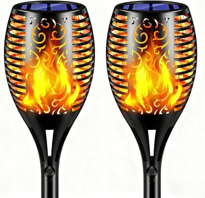 Solar Flickering Flame Garden Lights