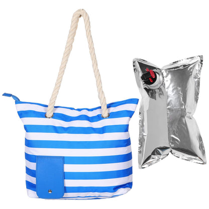 Insulated Tote Bag with Drink Dispenser