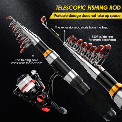 Ultralight Spinning Fishing Combo