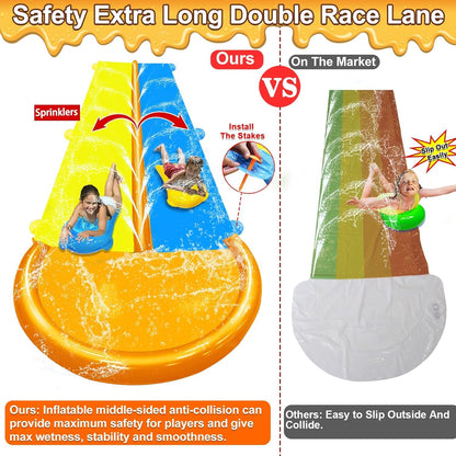 Backyard Summer Water Slide