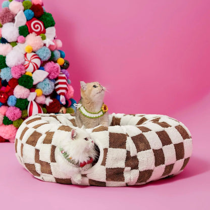 🐱Cat Tunnel Bed – 2-in-1 Play &Nap Solution