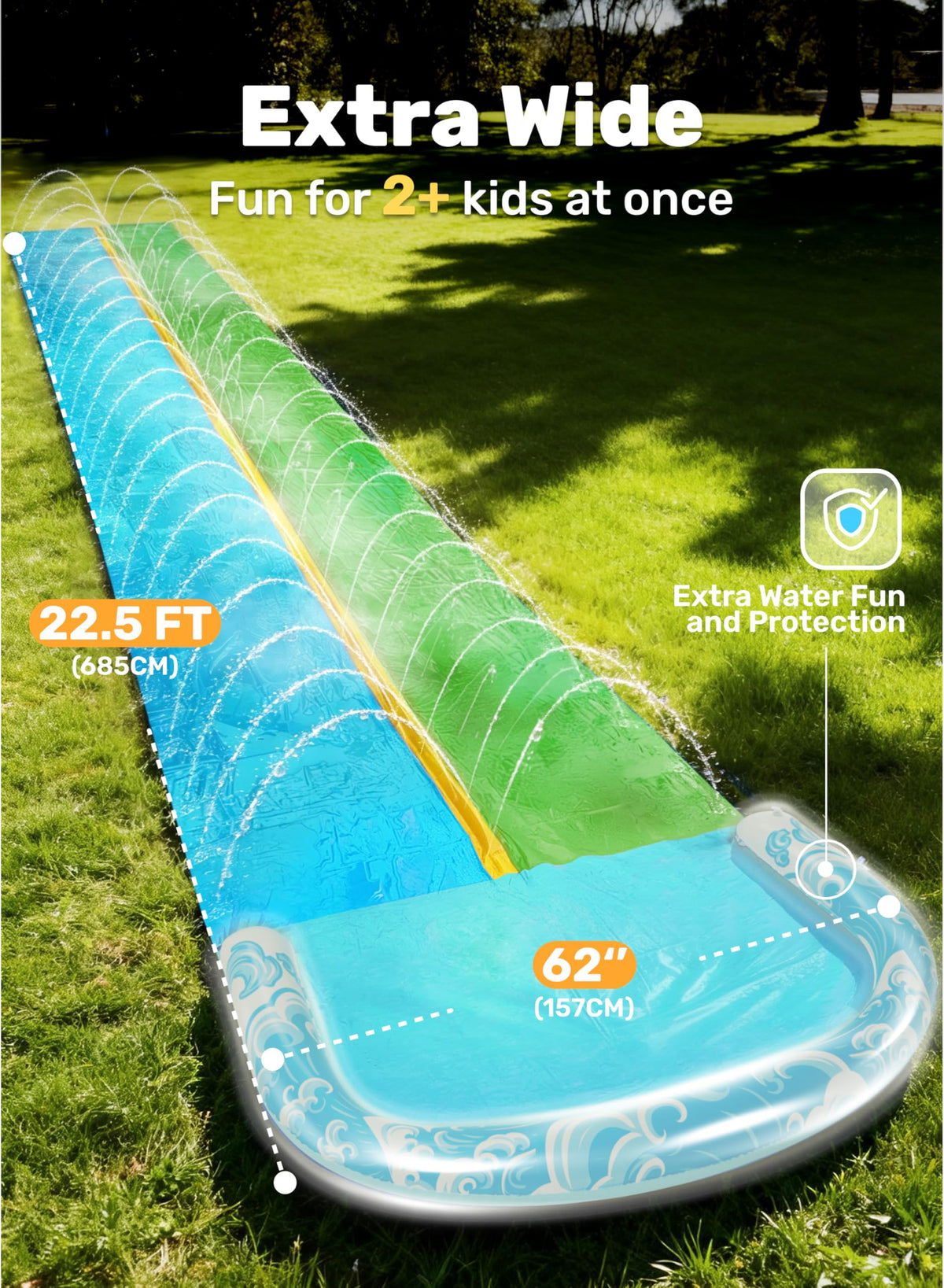 Backyard Summer Water Slide