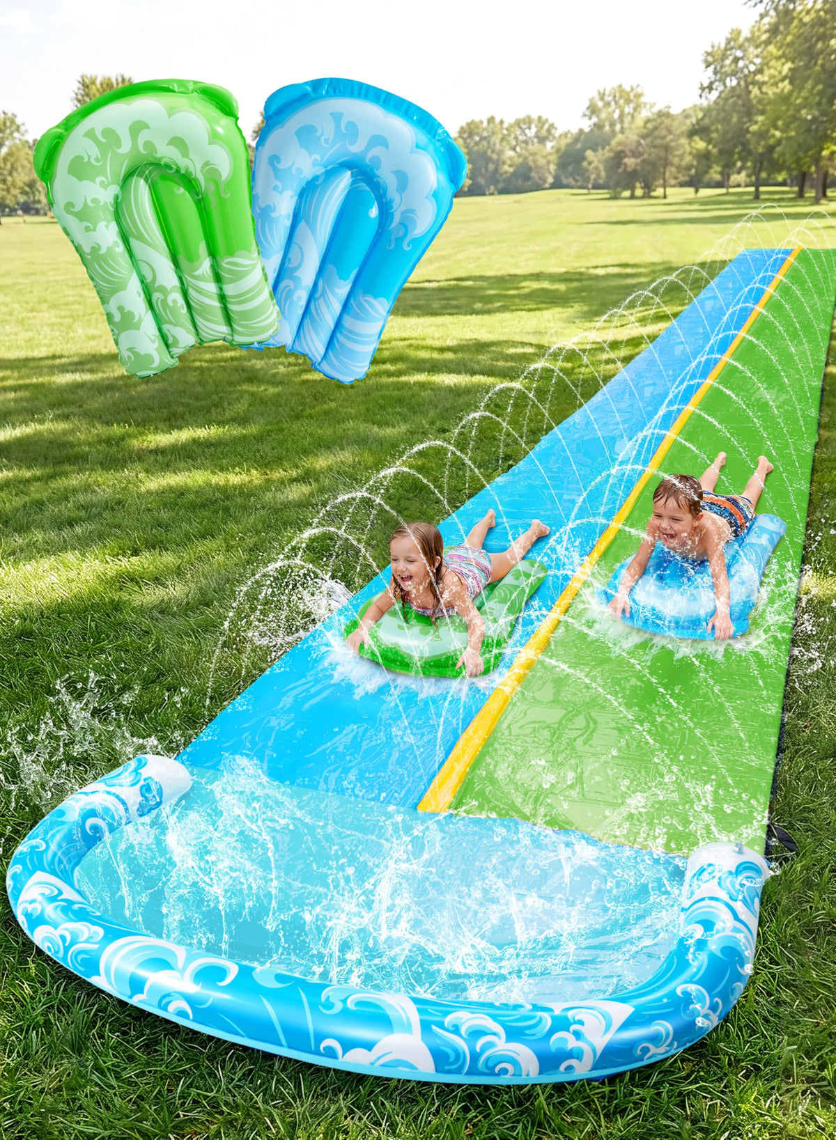 Backyard Summer Water Slide