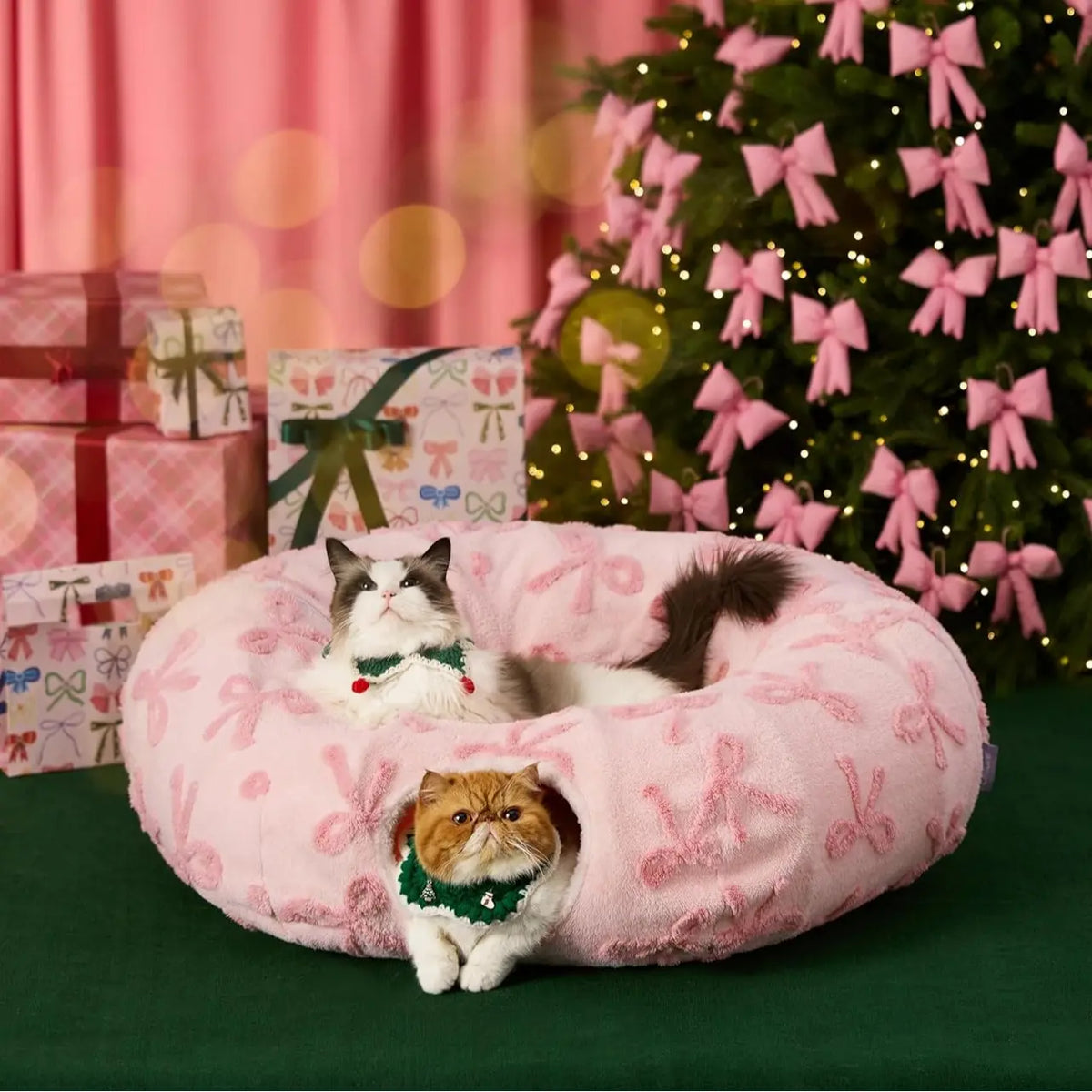 🐱Cat Tunnel Bed – 2-in-1 Play &Nap Solution