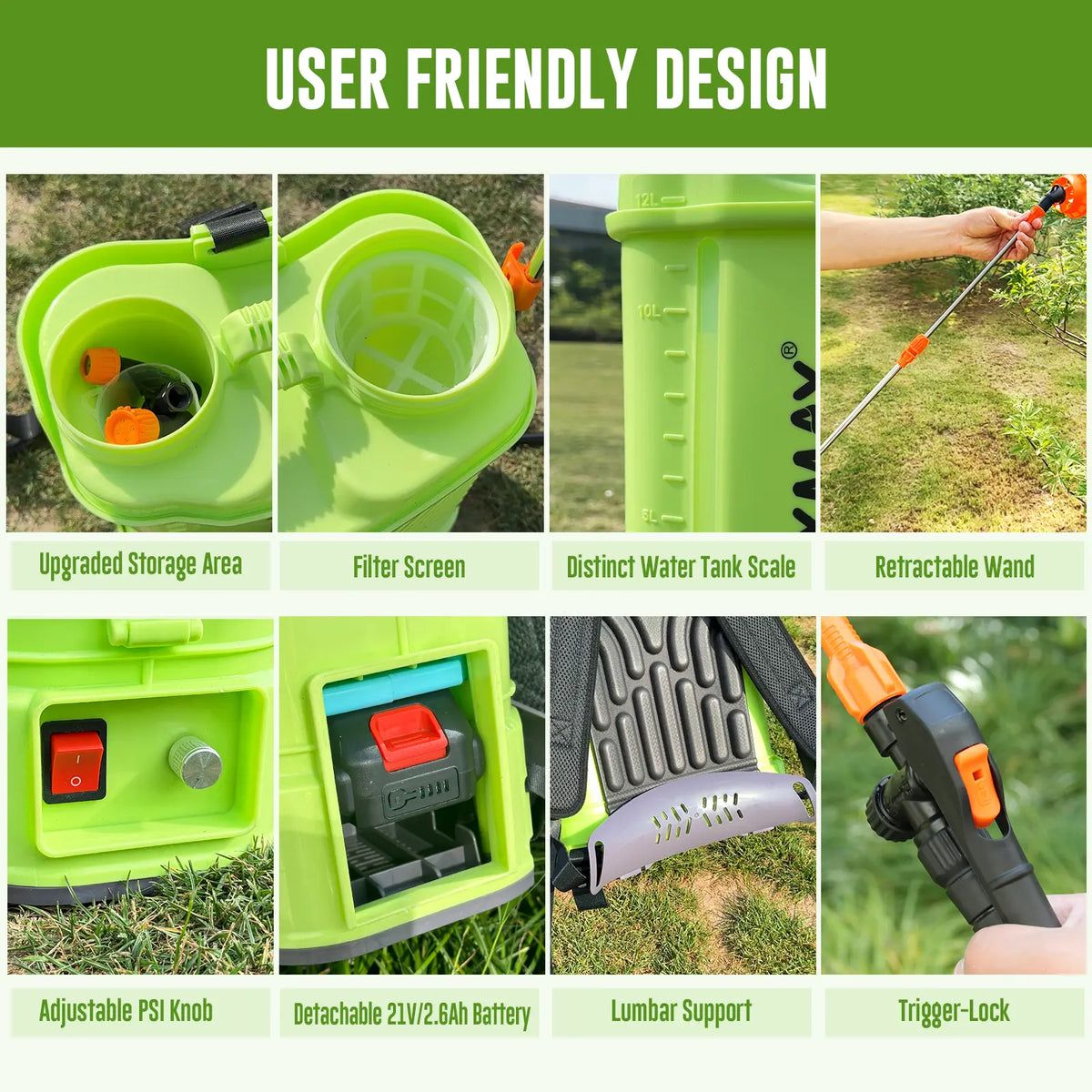 Battery Powered Backpack Sprayer 🌿🔋🎒