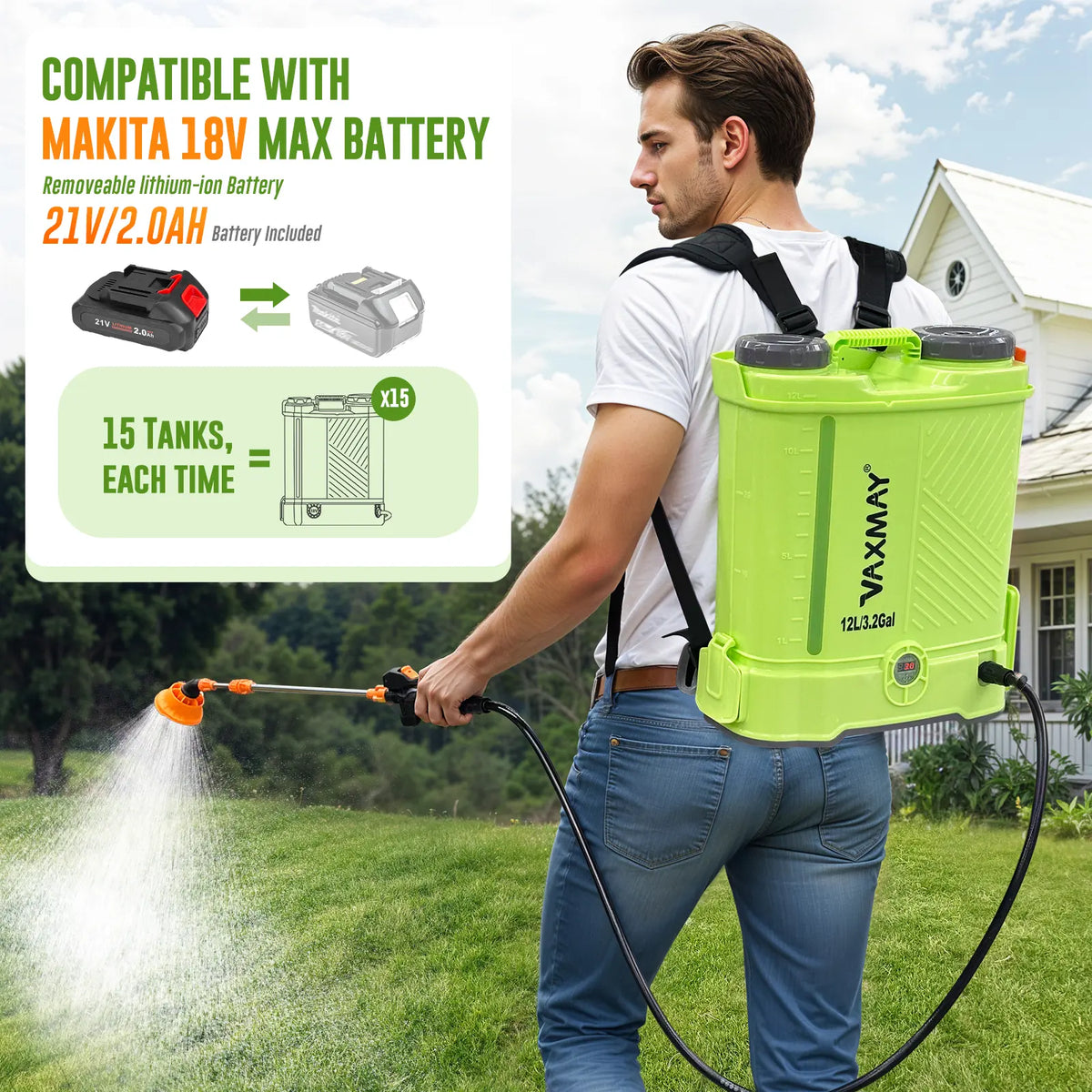 Battery Powered Backpack Sprayer 🌿🔋🎒