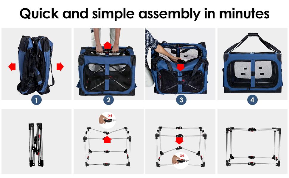 🐱 Extra Large Cat Carrier for 2 Cats – XL Soft-Sided with Divider