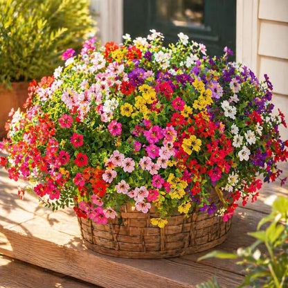🍂 Artificial Fall Mums with Eucalyptus Leaves, 24&36&48 Bundles Faux Daisy Flowers