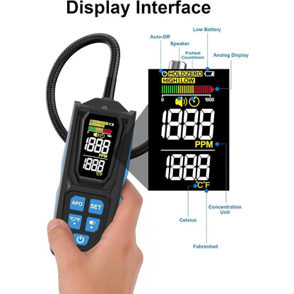 Rechargeable Refrigerant Leak Detector for HVAC &Auto AC