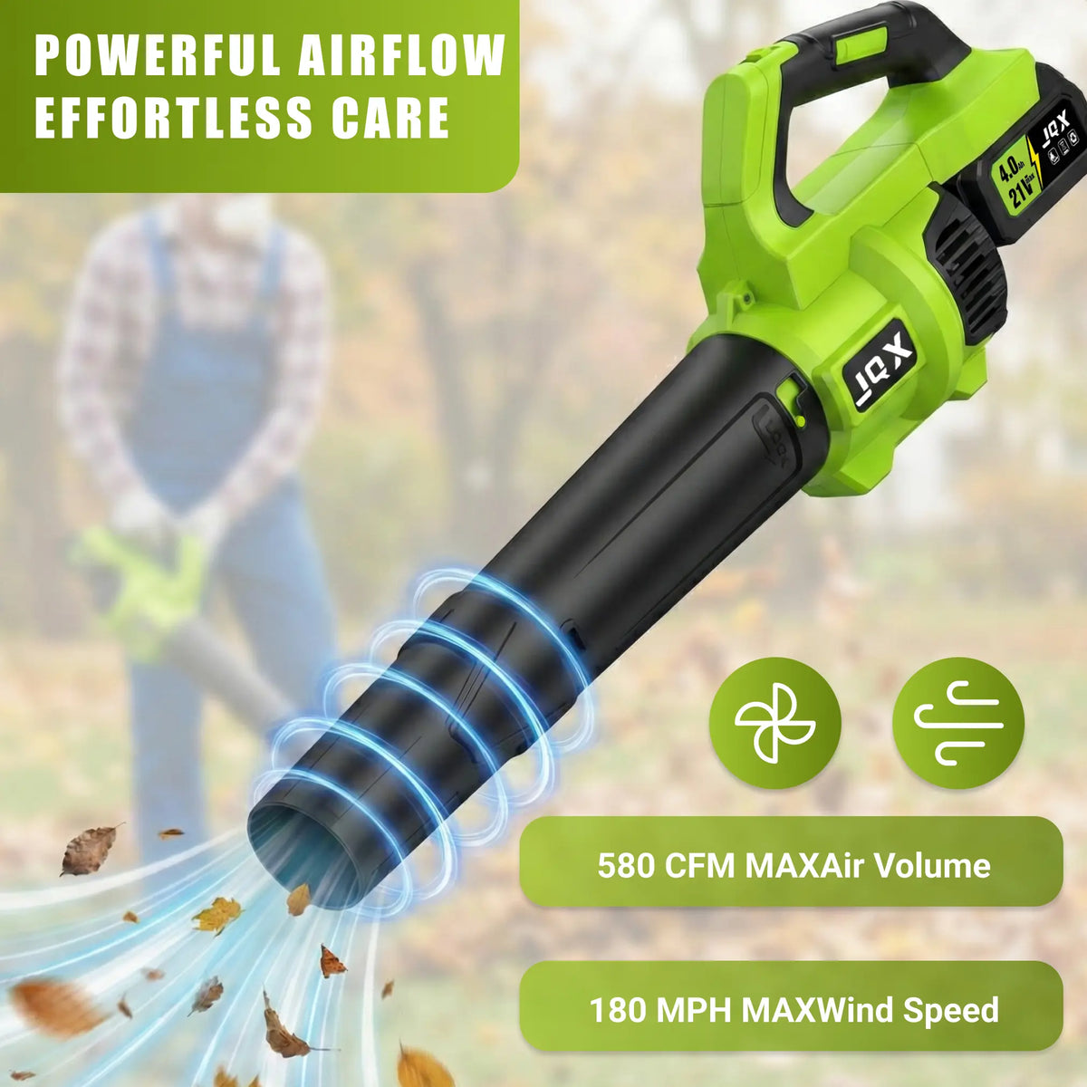 Lightweight Cordless Yard Blower