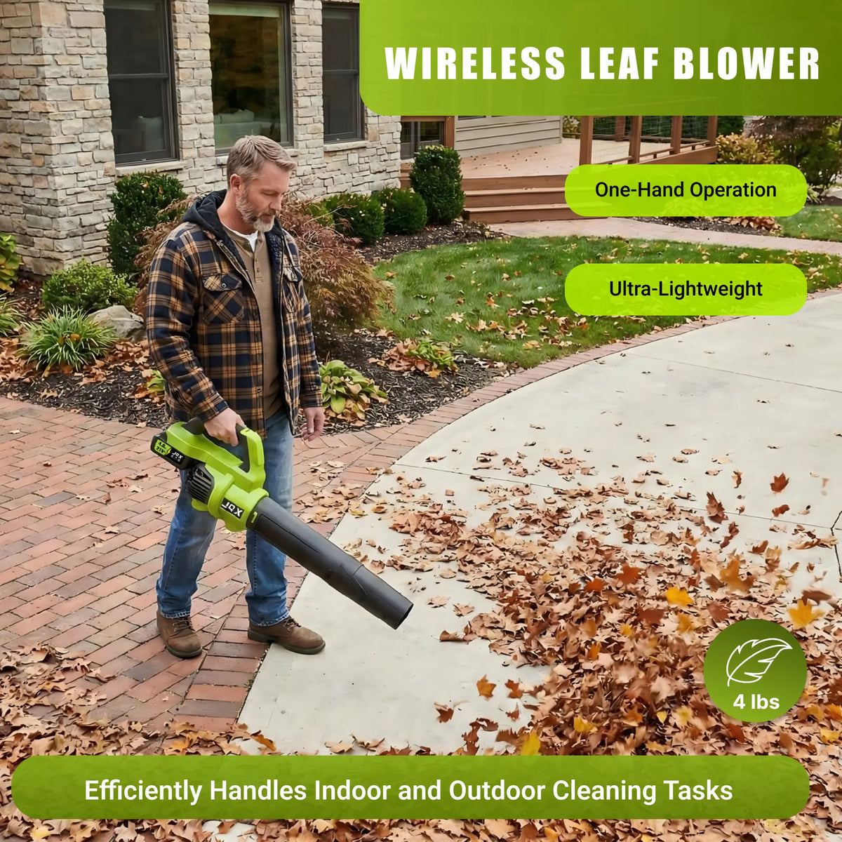 Lightweight Cordless Yard Blower