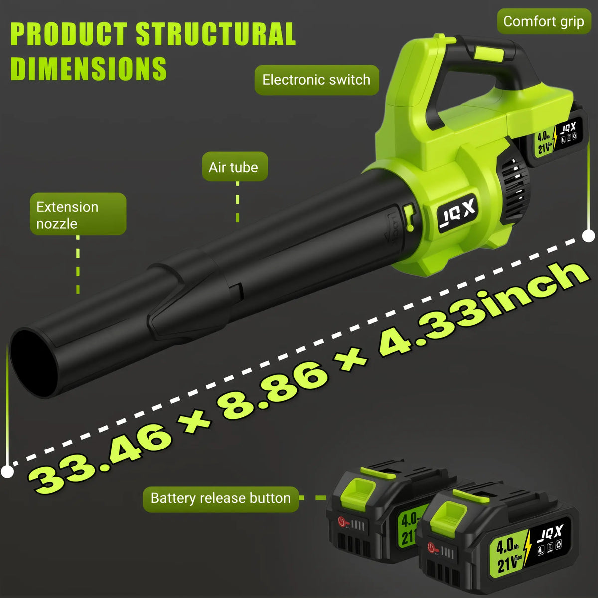 Lightweight Cordless Yard Blower