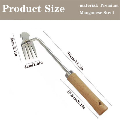 4-Tooth Garden Weed Remover