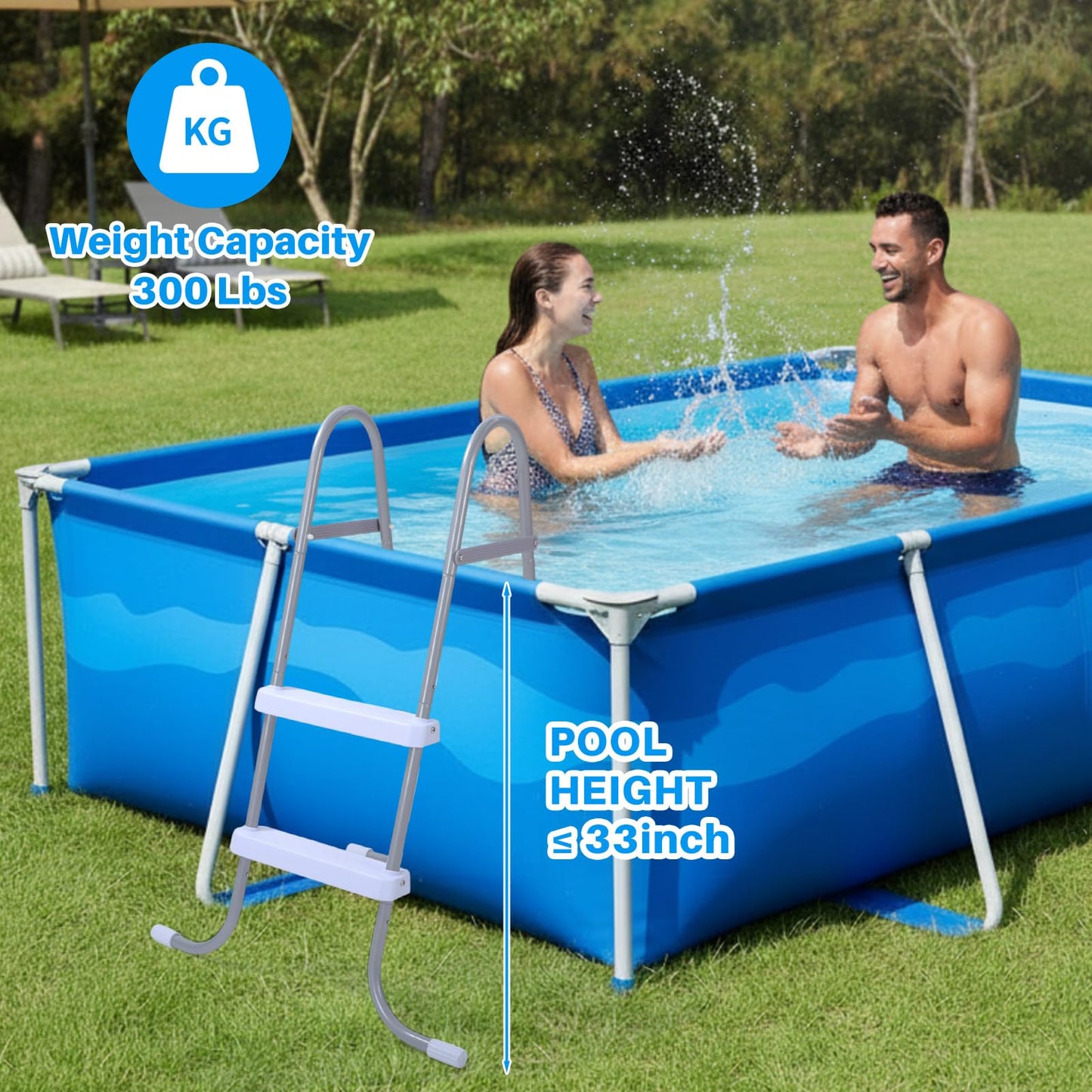 Safe & Comfortable Pool Entry Ladder