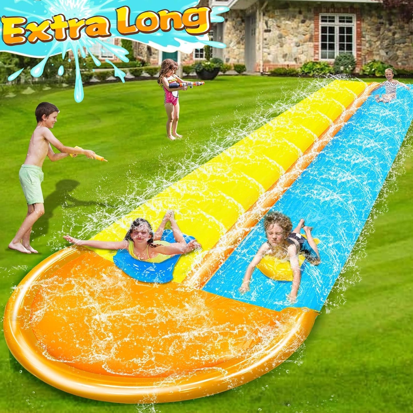 Backyard Summer Water Slide