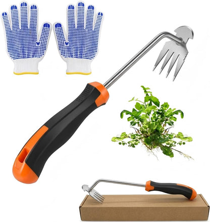 4-Tooth Garden Weed Remover