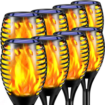 Solar Flickering Flame Garden Lights