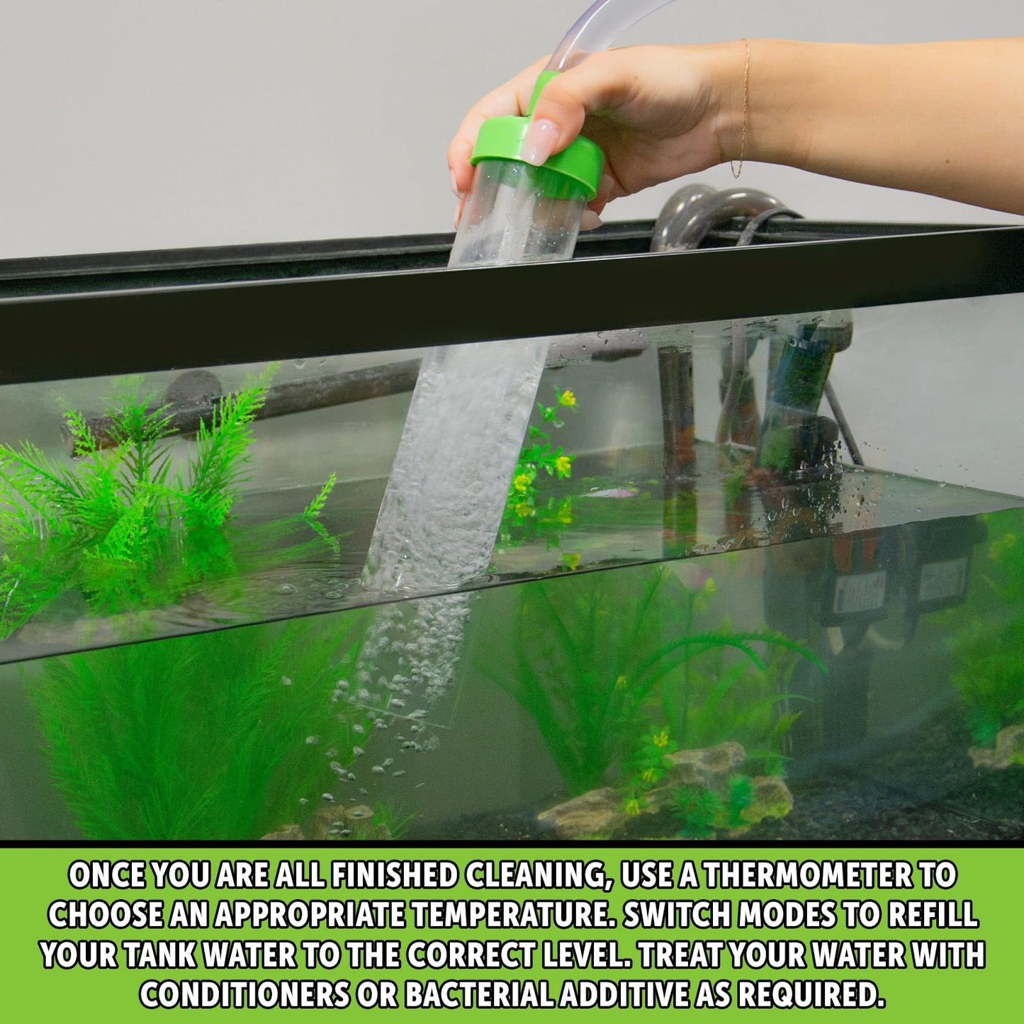 Complete Aquarium Water Change Siphon Kit