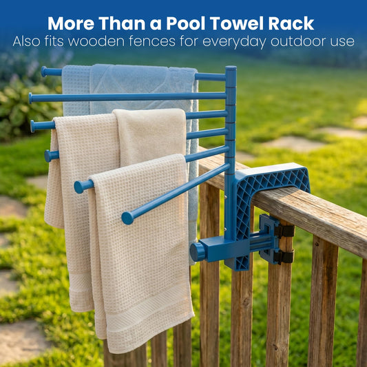 Poolside Organizer With Cup Holders