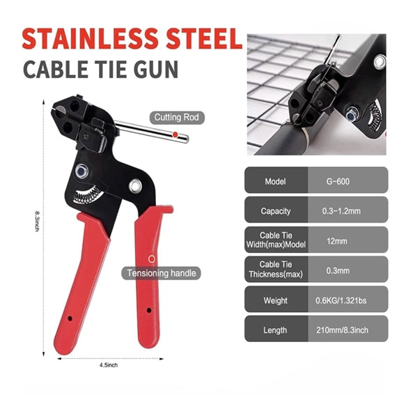 Stainless Steel Zip Tie Tool Set